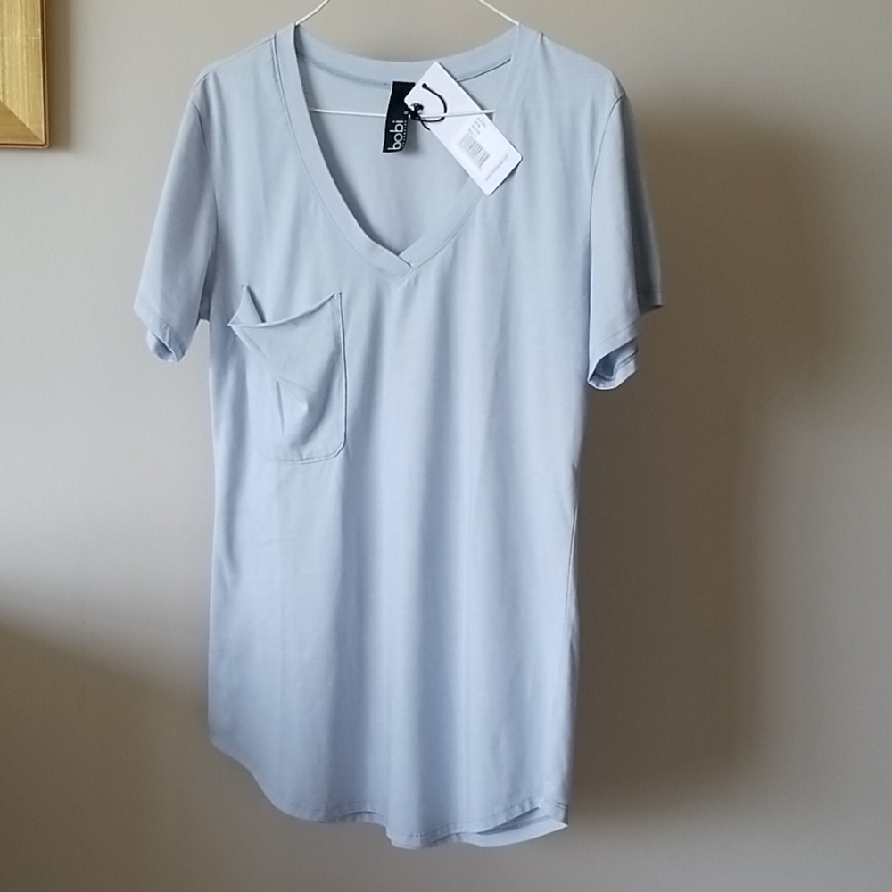 bobi V neck shirt NWT